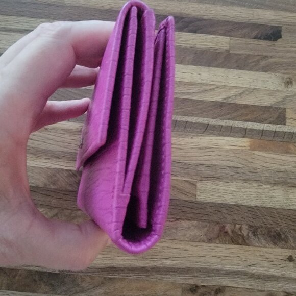 Gucci Leather Continental Wallet Purple with Silver Tone Hardware - Picture 8 of 10